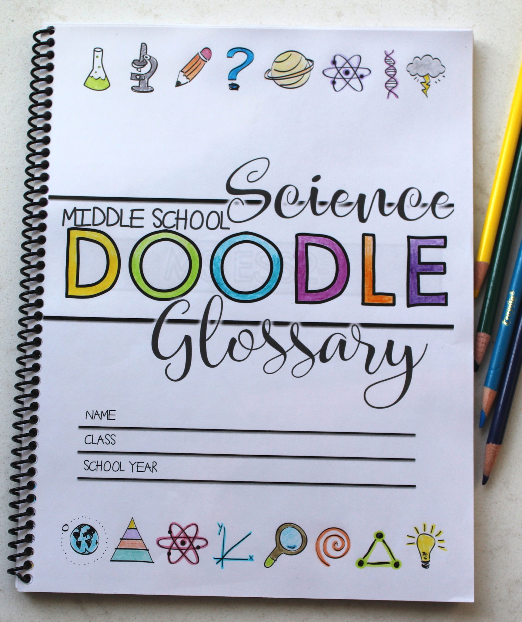 NGSS Physical Science Doodle Notes - Captivate Science