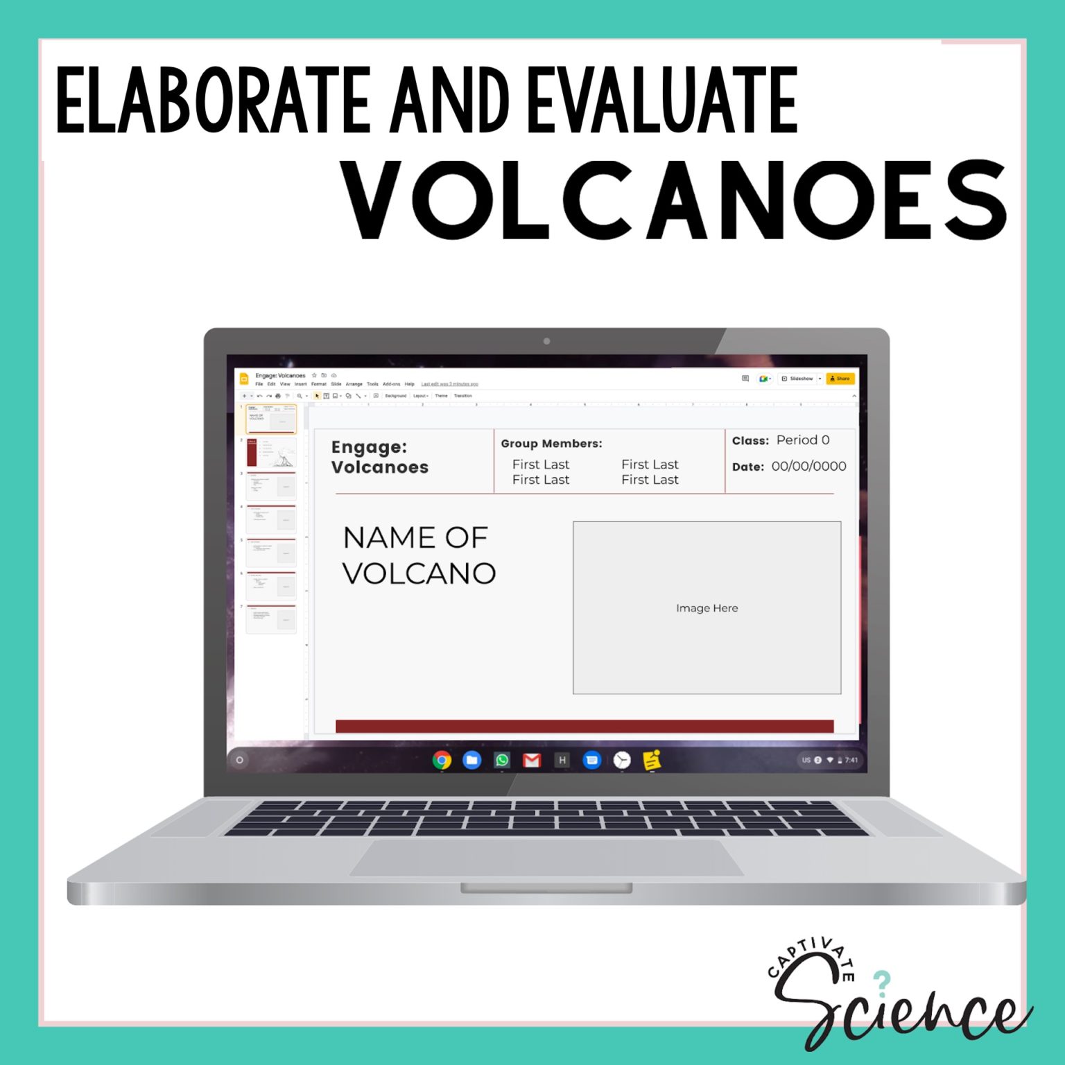 5E Types of Volcanoes Lesson - Captivate Science