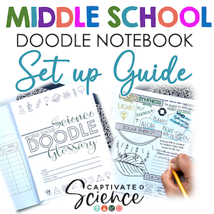 Middle School Science Doodle Notebook