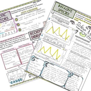 MS LS2 NGSS Ecosystems Doodle Note Bundle - Image 6