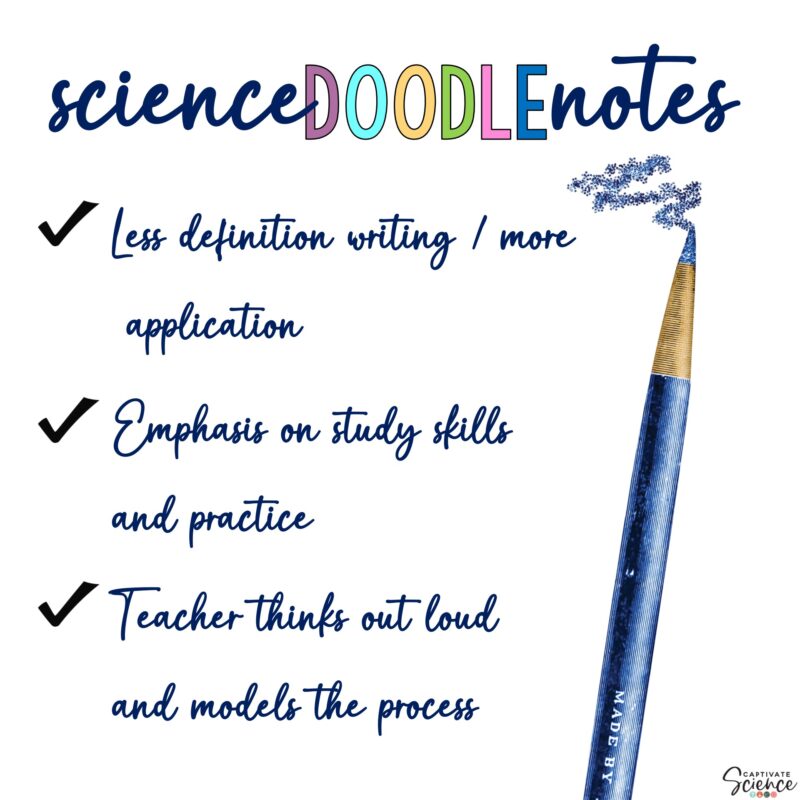 Science Messy Note Science Doodle Notes: Science Notes Don't Have to Be Boring ...